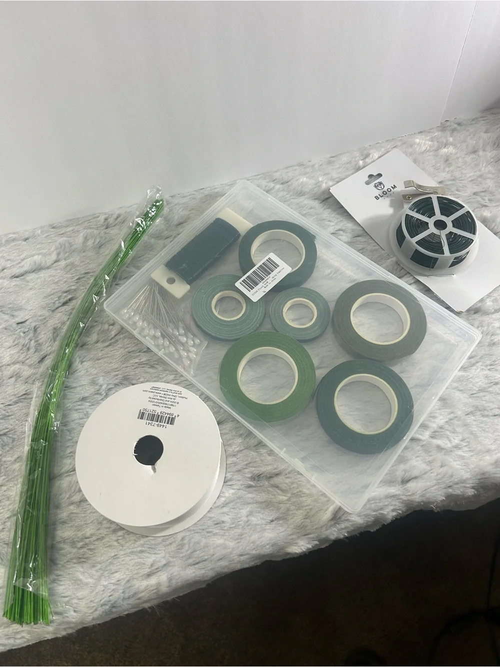 bloom Green Floral Tape and Stem Supplies Set
